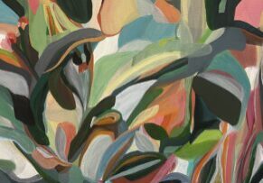 Leaves abstracted from photographing